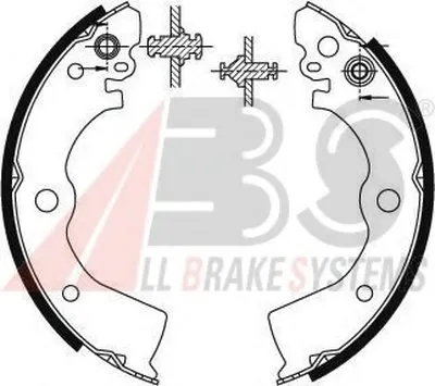 Комплект тормозных колодок A.B.S. купить