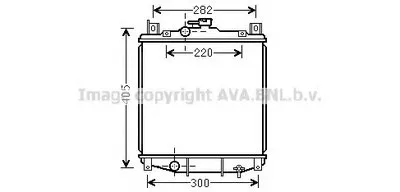 Радиатор, охлаждение двигателя AVA QUALITY COOLING купить