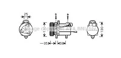 Компрессор, кондиционер AVA QUALITY COOLING купить