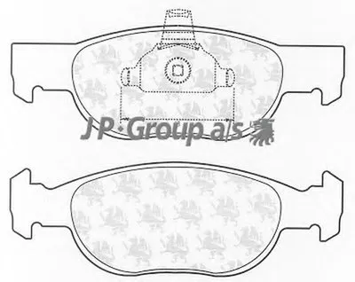 Комплект тормозных колодок, дисковый тормоз QH JP GROUP купить