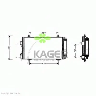 Конденсатор, кондиционер KAGER купить