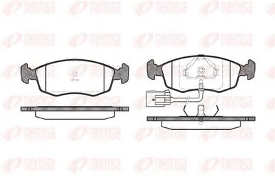 Комплект тормозных колодок, дисковый тормоз KAWE купить
