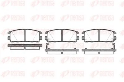 Комплект тормозных колодок, дисковый тормоз KAWE купить