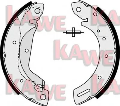 Комплект тормозных колодок KAWE купить