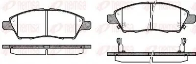 Комплект тормозных колодок, дисковый тормоз KAWE купить