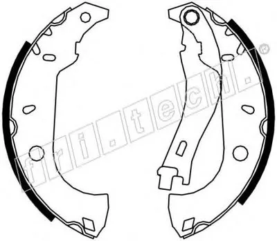 Комплект тормозных колодок REPARATION KIT fri.tech. купить