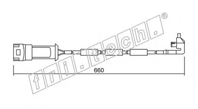 Сигнализатор, износ тормозных колодок fri.tech. купить