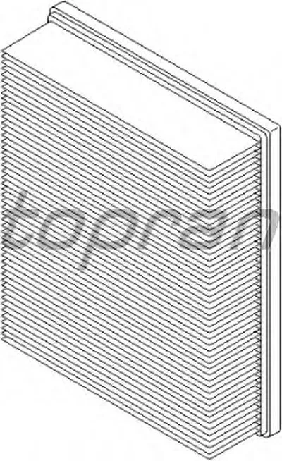 Воздушный фильтр TOPRAN купить