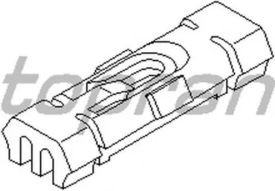 Зажим, молдинг / защитная накладка TOPRAN купить
