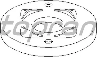 тарельчатая пружина TOPRAN купить