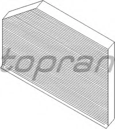 Фильтр, воздух во внутренном пространстве TOPRAN купить