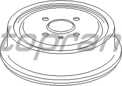 Тормозной барабан TOPRAN купить