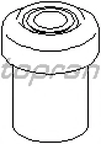 Втулка, листовая рессора TOPRAN купить