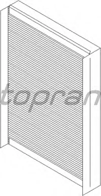 Фильтр, воздух во внутренном пространстве TOPRAN купить