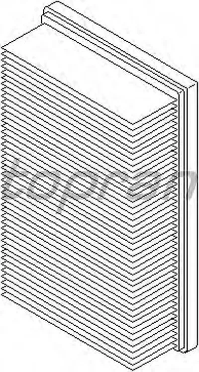 Воздушный фильтр TOPRAN купить