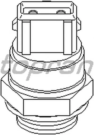 Термовыключатель, вентилятор радиатора TOPRAN купить