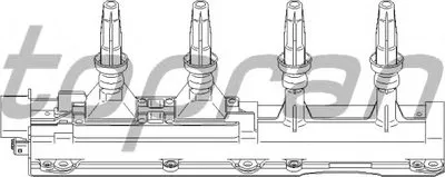 Коммутатор, система зажигания TOPRAN купить