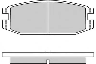 Комплект тормозных колодок, дисковый тормоз E.T.F. купить