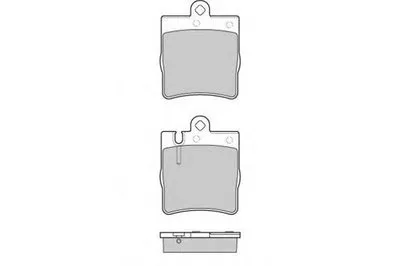 Комплект тормозных колодок, дисковый тормоз E.T.F. купить