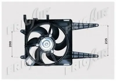 Вентилятор, охлаждение двигателя FRIGAIR купить