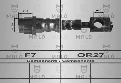 Тормозной шланг MALÒ купить