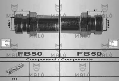 Тормозной шланг MALÒ купить