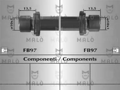 Тормозной шланг MALÒ купить