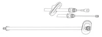 Трос, стояночная тормозная система CEF купить