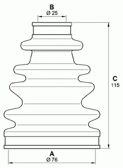 Комплект пылника, приводной вал SPIN OPEN PARTS купить