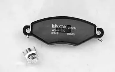 Комплект тормозных колодок, дисковый тормоз KLAXCAR FRANCE купить