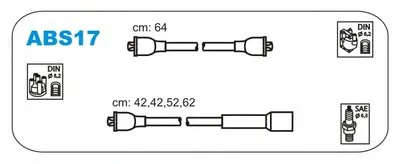 Комплект проводов зажигания JANMOR купить