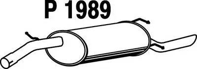 Глушитель выхлопных газов конечный FENNO купить