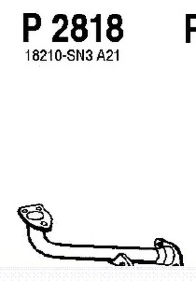 Труба выхлопного газа FENNO купить