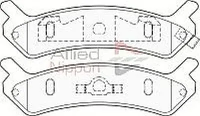 Комплект тормозных колодок, дисковый тормоз ANL Braking COMLINE купить