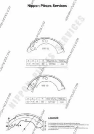 Комплект тормозных колодок NPS купить