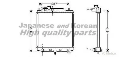 Радиатор, охлаждение двигателя ASHUKI купить