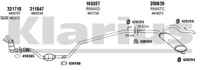 Система выпуска ОГ KLARIUS купить