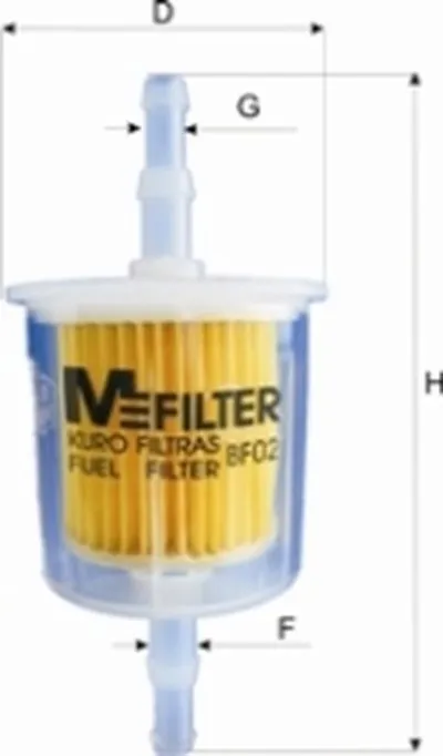 Топливный фильтр MFILTER купить