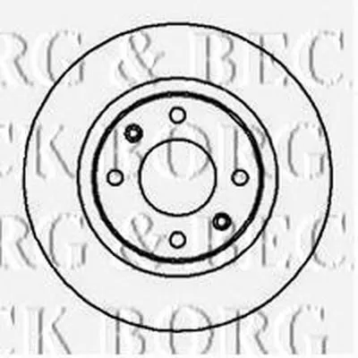 Тормозной диск BORG & BECK купить