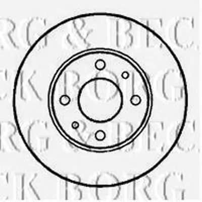 Тормозной диск BORG & BECK купить