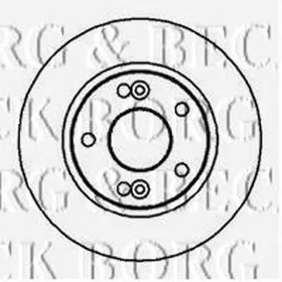 Тормозной диск BORG & BECK купить