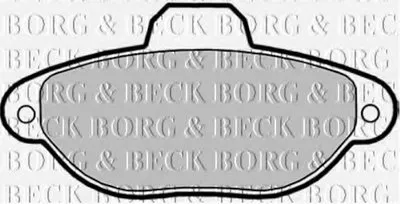 Комплект тормозных колодок, дисковый тормоз BORG & BECK купить