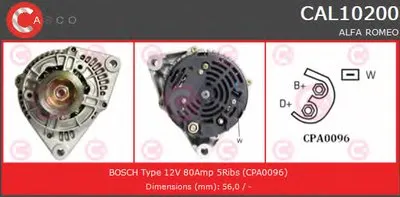 Генератор GENUINE SERIES CASCO купить