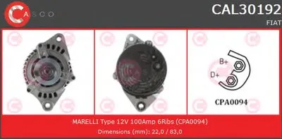 Генератор GENUINE SERIES CASCO купить