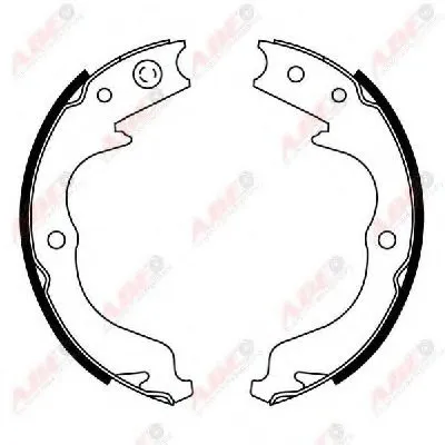 Комплект тормозных колодок, стояночная тормозная система ABE купить
