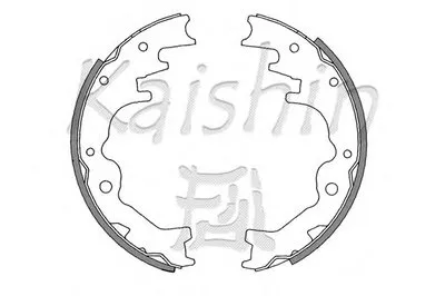 Комплект тормозных колодок KAISHIN купить