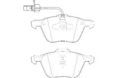 Комплект тормозных колодок, дисковый тормоз WAGNER купить