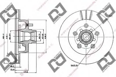 Тормозной диск DJ PARTS купить
