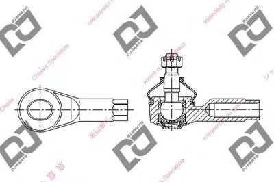 Наконечник поперечной рулевой тяги DJ PARTS купить
