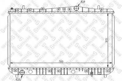 Радиатор, охлаждение двигателя STELLOX купить